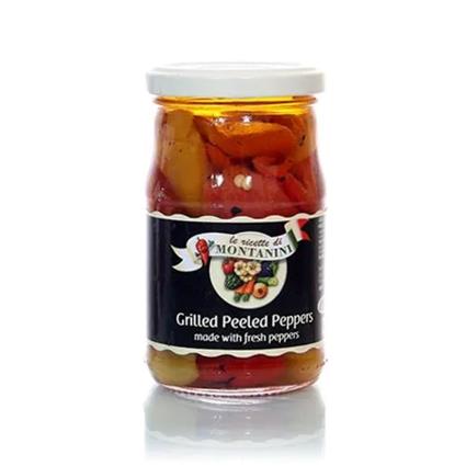 Montanini Grilled Peeled Peppers 280G Jar