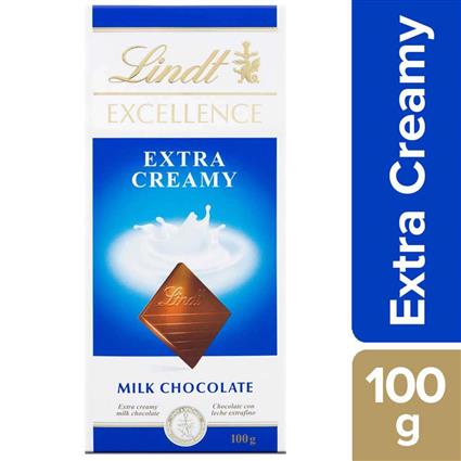 Lindt Extra Creamy Chocolate,100G