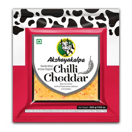Akshayakalpa Organic Chilli Cheddar 200G