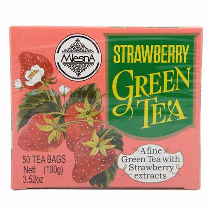 Strawberry Green Tea  -  50 TB - Mlesna