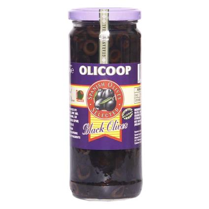 Olicoop Black Slice Olive ,450G