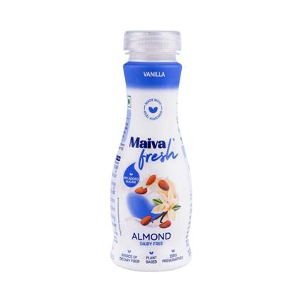 Maiva Fresh Almond Milk - Vanilla - No Added Sugar - Plant Based Milk 250 ML