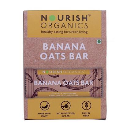 Nourish Organics Banana Nut Bar 180G Box