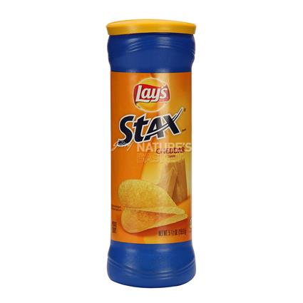 LAYS STAX CHEDDAR CHEESE CHIPS 155.9G