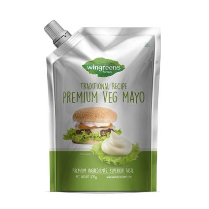 Wingreens Farms Premium Veg Mayonnaise 450G Pouch