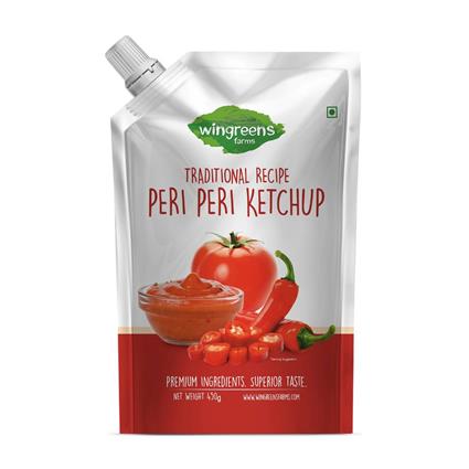 Wingreens Farms Peri Peri Ketchup 450G Pouch