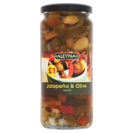 Aleyna Vinegar Dipped Jalapeno & Olive Salad 480G Jar