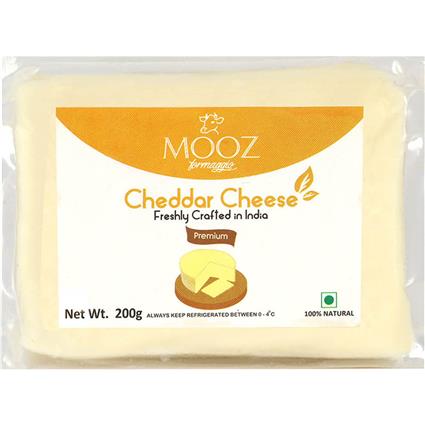 Mooz Cheese Cheddar 200G Pkt