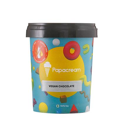 Papacream Ice Cream - Vegan Chocolate Tub 500Ml