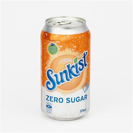 Sunkist Zero Sugar 375Ml