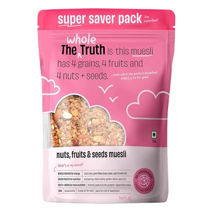 The Whole Truth Nuts, Fruits And Seeds Breakfast Muesli 750G