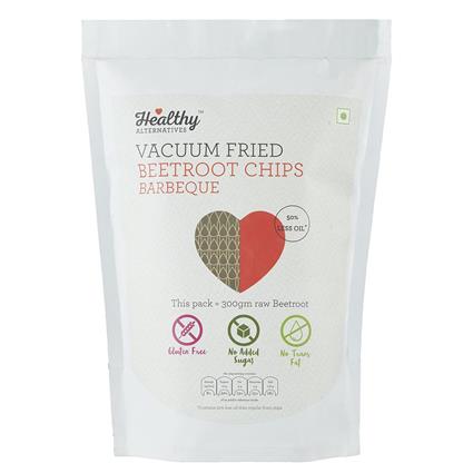 Healthy Alternatives Beetroot Vaccum Fried Barbeque Chips 40G