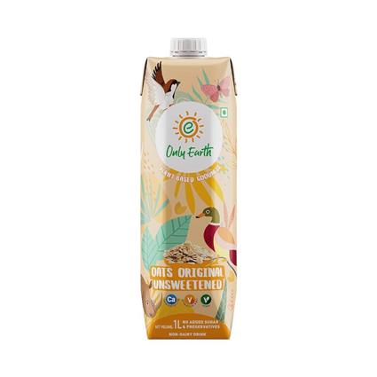 Only Earth Oats Milk Unsweetened 1L Tetrapack