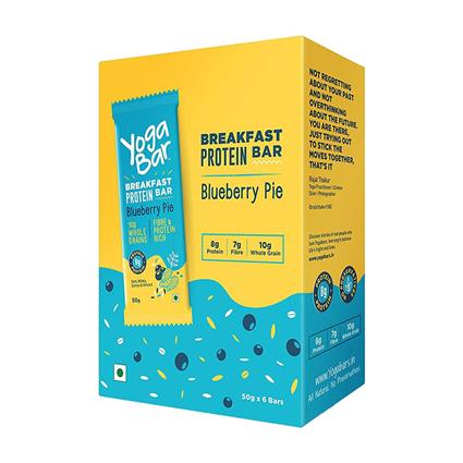 Yogabar Breakfast Protein Blueberry Bars 300G Box