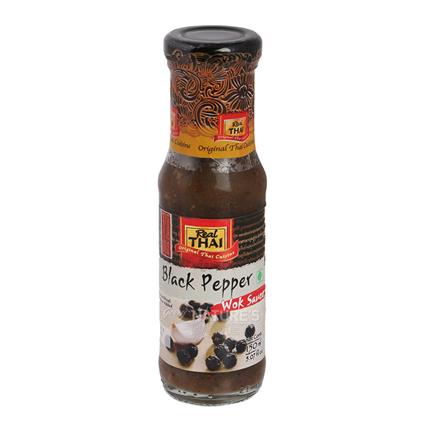 Real Thai Black Pepar Wok Sauce 150Ml