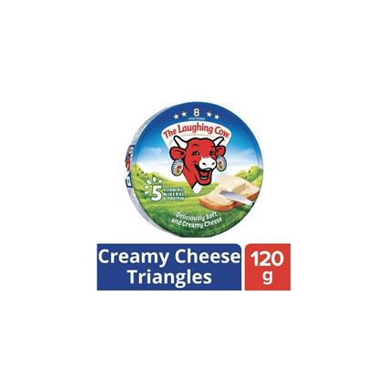 The Laughing Cow Creamy Cheese Triangles, 120G Box
