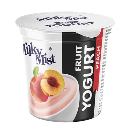 Milky Mist Peach Fruit Yogurt, 100G Cup