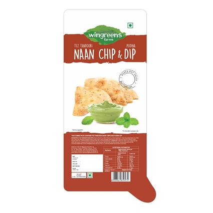 Wingreens Farms Tez Tandori Nan Chips And Dip  70G Bag