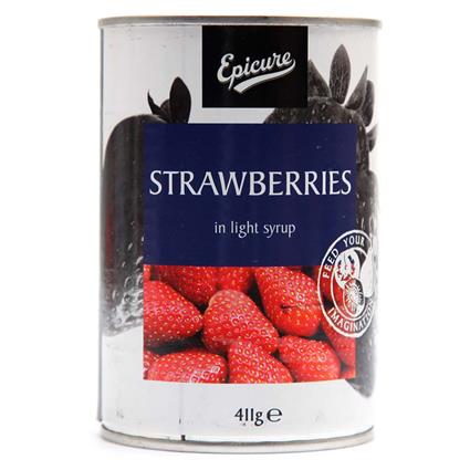 EPICURE STRAWBERRIES IN SYRUP 411g