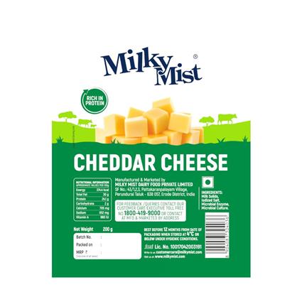 Milky Mist Cheddar Cheese 200G