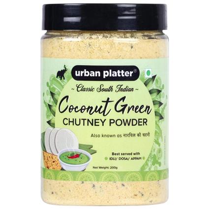 Urban Platter Coconut Green Chutney Powder 200G