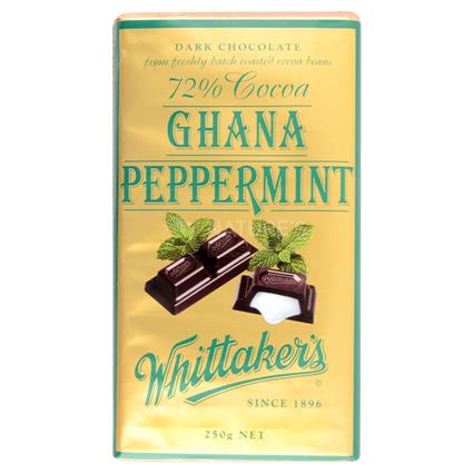 WHITTAKERS 72%COCOA GHANA PEPPERMINT220g