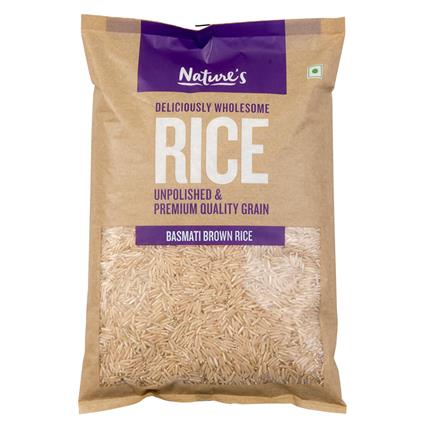 Natures Basmati Brown Rice 1Kg Pouch