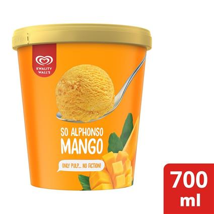 Kwality Walls Frozen Dessert Creme Delights Mango 700Ml