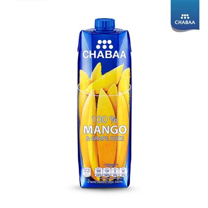 Chabaa 100% Mango & Grapes Juice 1L Tetra Pack