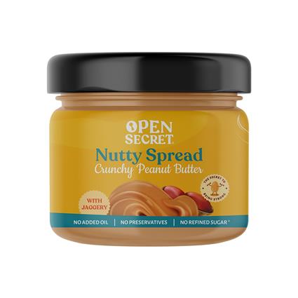 Open Secret Crunchy Peanut Butter 350G Jar