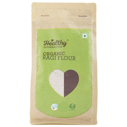 Healthy Alternatives Organic Ragi Flour 500G Pouch