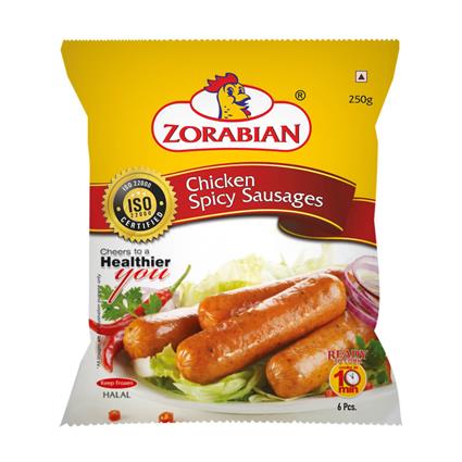 Zorabian Chicken Spicy Sausage  250G