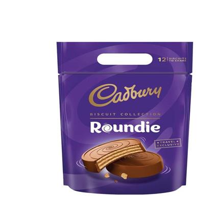 Cadbury Biscuits Collection - Roundies Imported Crunchy Rich Classic Taste 360 G Pouch