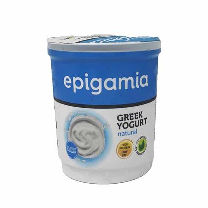 Epigamia Natural Greek Yoghurt, 400G Cup