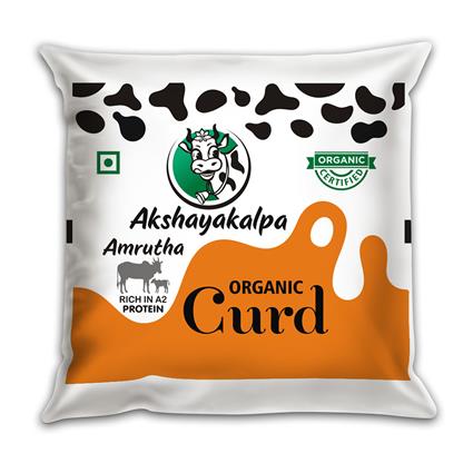 Akshayakalpa Amrutha A2 Organic Curd 500G Pouch