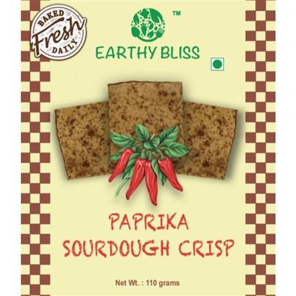 Earthy Bliss Paprika Sourdough Crisp 110 G