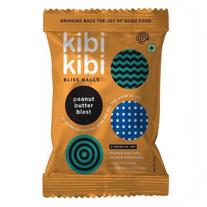 Kibi Kibi Peanut Butter Blast Bliss, 30G Pack