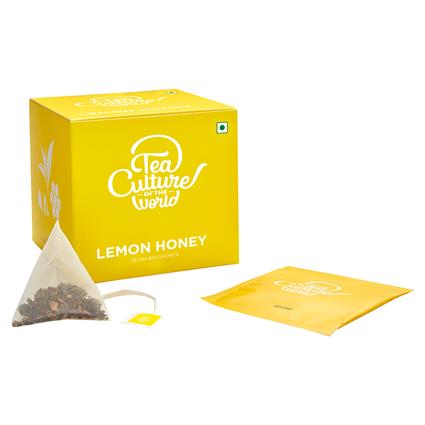 Tea Culture Of The World Green Tea With Lemon And Hone Tea 40G Box (20 Tea Bags)