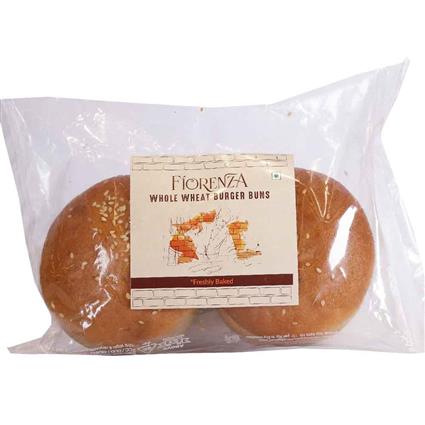 Fiorenza Whole Wheat Burger Buns (Pack Of 2) 150 Gm