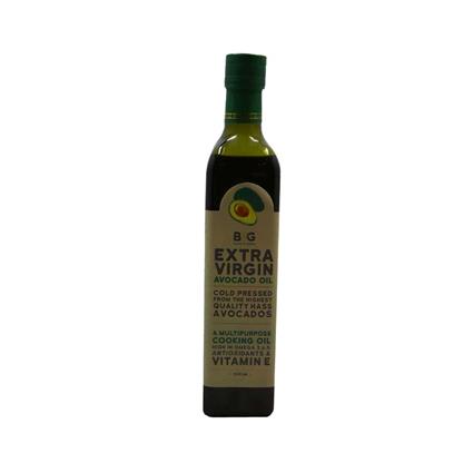 Black And Green Avocado Oil 500Ml Bottle
