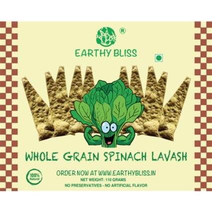 Earthy Bliss  Lavash - Spinach 110 G