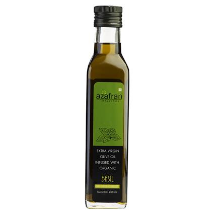 Azafran Extra Virgin Basil Olive Oil 250Ml Bottle
