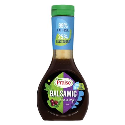 Praise Salad Dressing Balsamic 99% Fat Free 330Ml