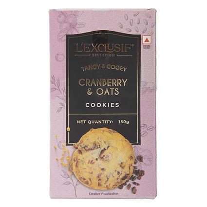 Lexclusif Cranberry And Oats Cookies 150G Pouch