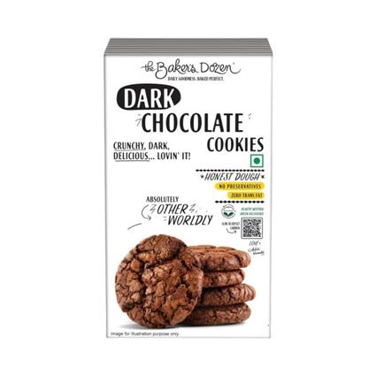 The Bakers Dozen Dark Chocolate Cookies 200G Box