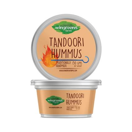 Wingreens Tandoori Hummus Dip, 150G Tub