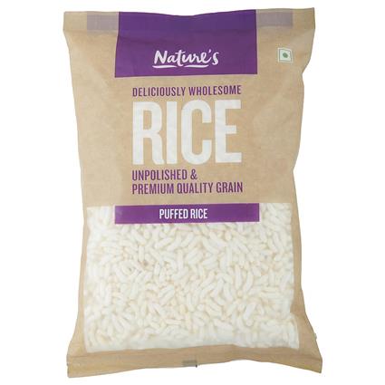 Natures Plain Puffed Rice 100G Pouch