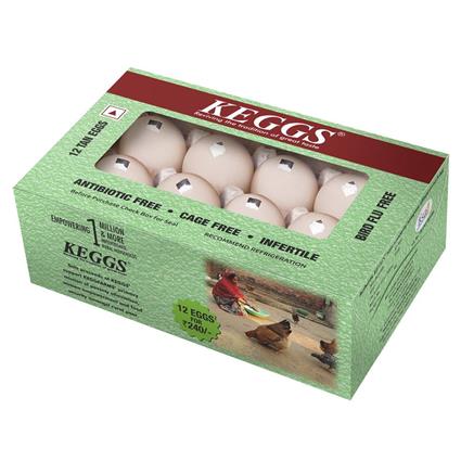 Keggs Cage Free Tan Eggs 12 Eggs Pc