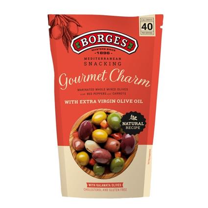BORGES SNACKING OLIVE GOURMET CHARM 350G