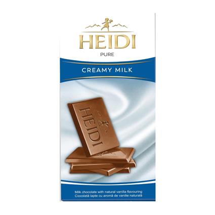 Heidi Pure Creamy Milk Chocolate 80G